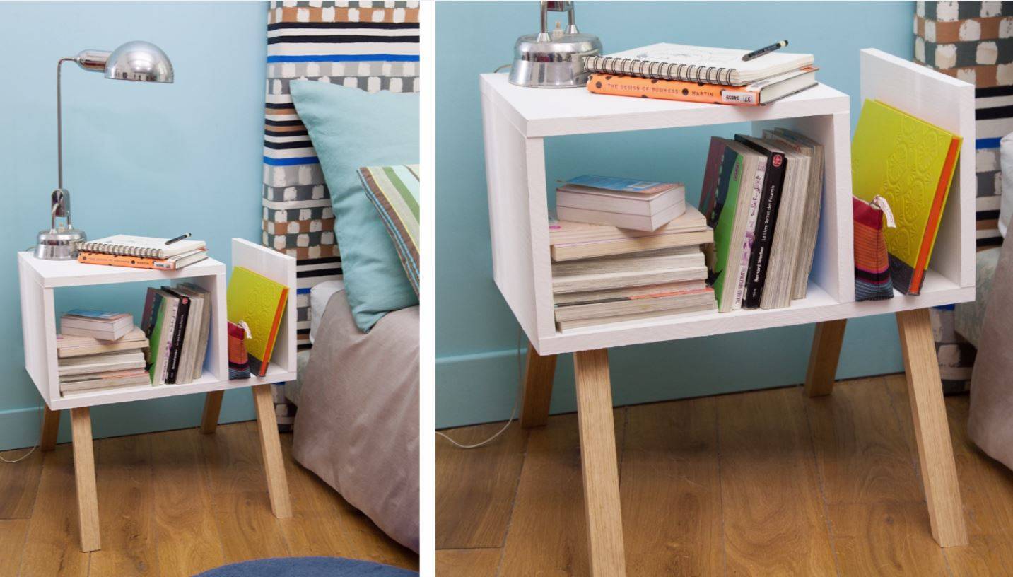 Créer la table de chevet Sleepy | La Fabrique DIY